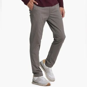 Vuori Collins Chino Pants V433 Cocoa Brown Gray Men’s 34
